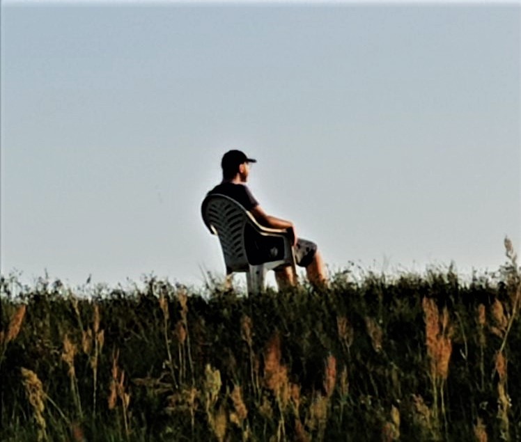 Me sitting in chair